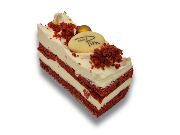 Red velvet yoghurt gebak